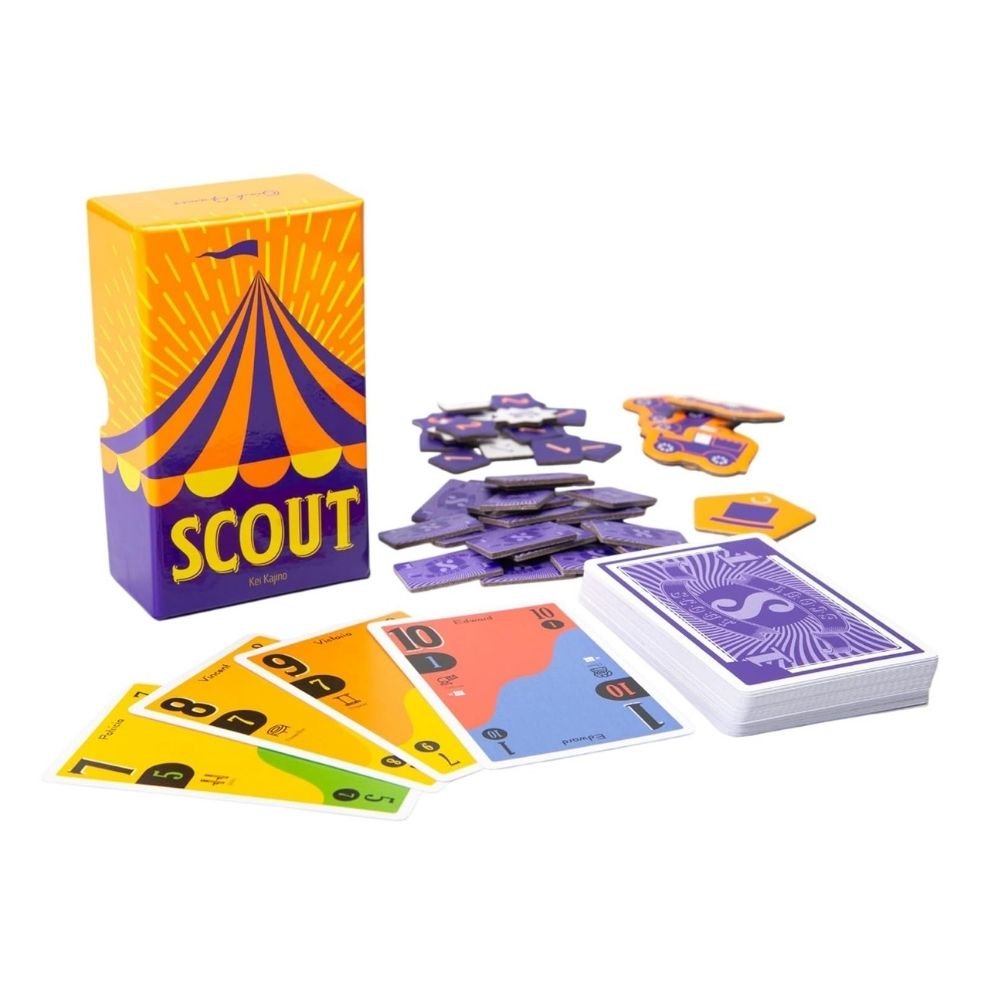 scout board game Scout Card Game – Strategic Hand Management Game for 2–5 Players - Image 1
