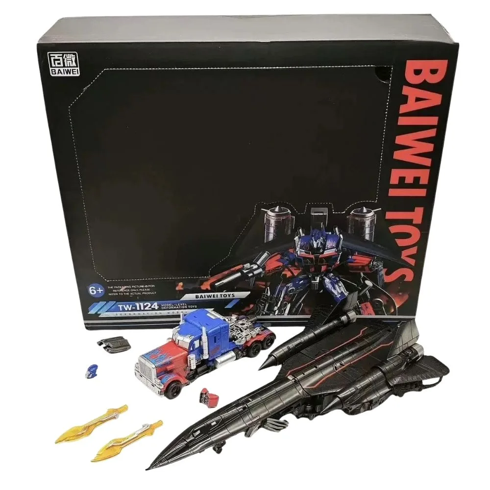 Baiwei TW-1124 Optimus Prime & Jetfire Set – Transforming Action Figure Set - Image 2