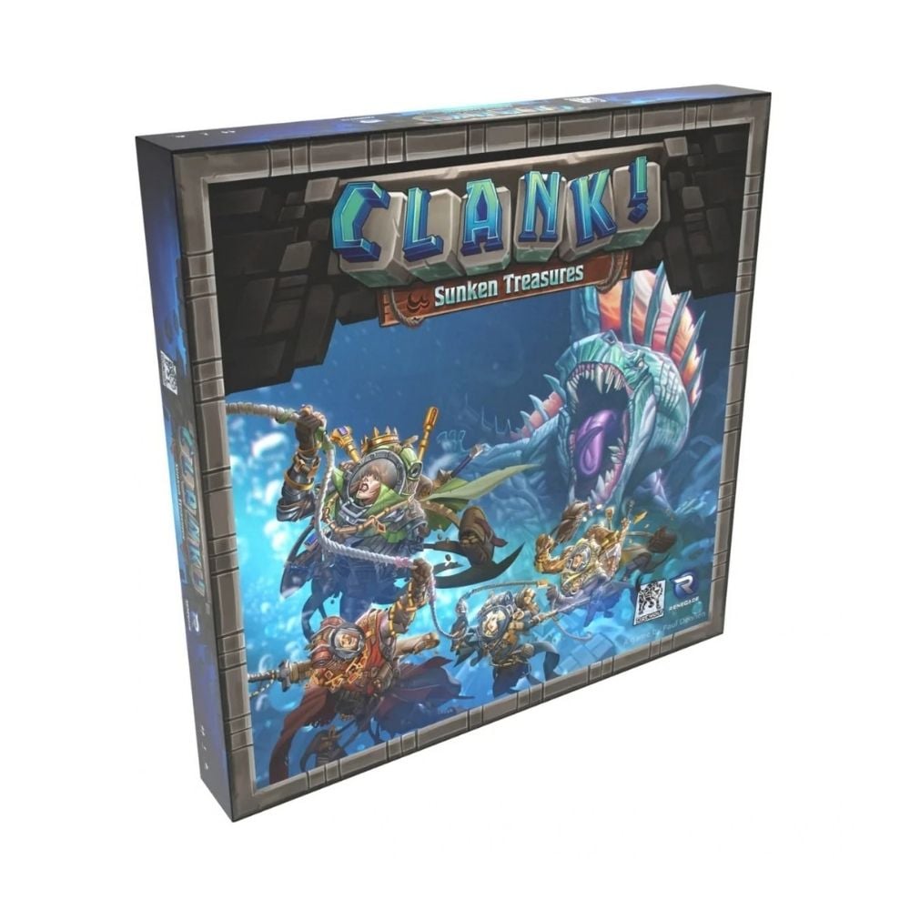 Wolf Clank Sunken Treasures Expansion Board Game Clank! Sunken Treasures Expansion – Underwater Deck-Building Adventure - Image 1