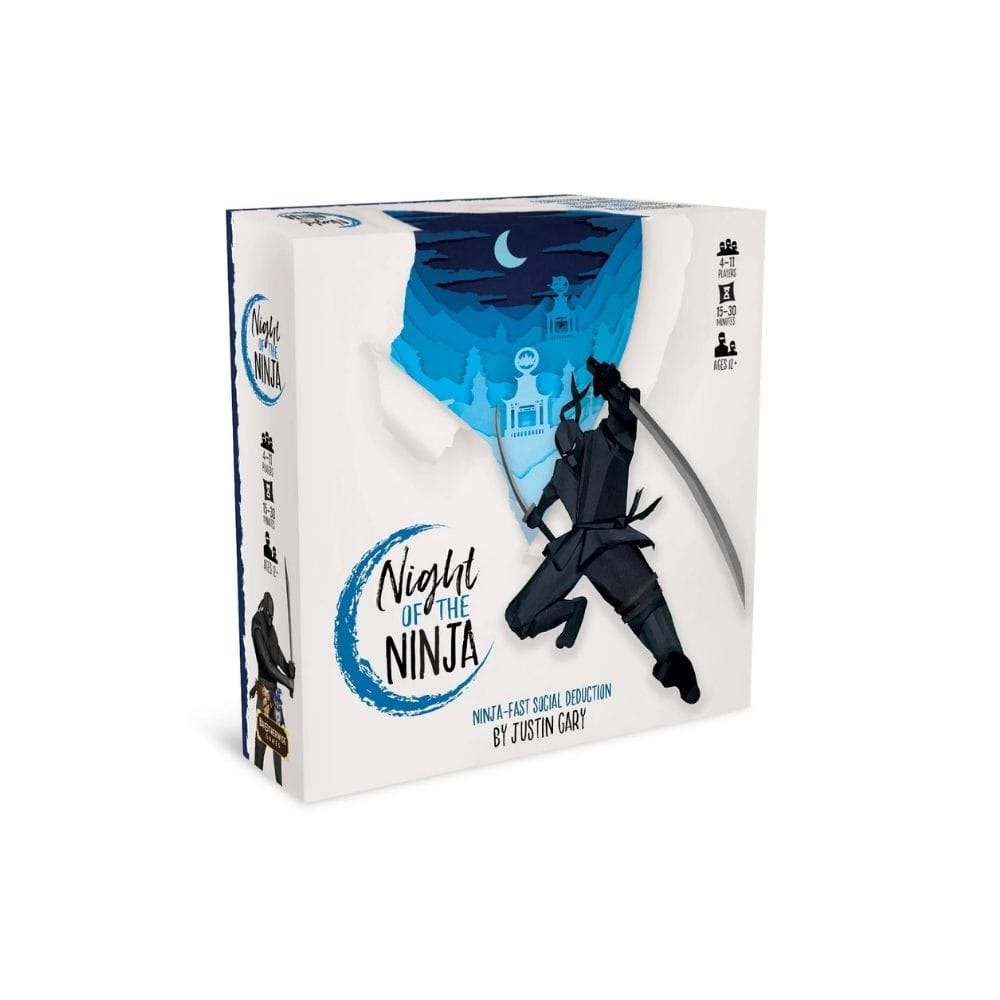 night of ninja board game Night of the Ninja – Hidden Identity Strategy Game | 4–11 Players | Age 12+ - Image 1