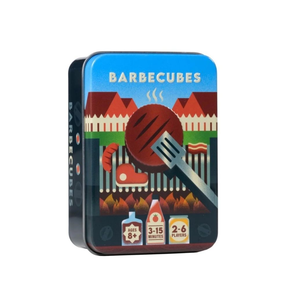 Barbecubes Board Game Barbecubes Board Game – BBQ Food Stacking & Dexterity Party Game (Ages 8+, 2–6 Players) (Cardboard Box) - Image 1